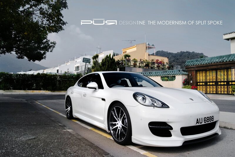 White Porsche Panamera — Calm