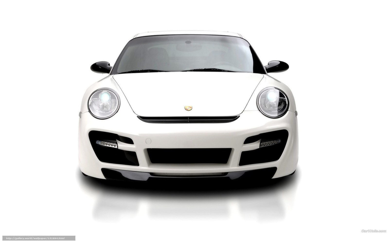 white porsche sports car