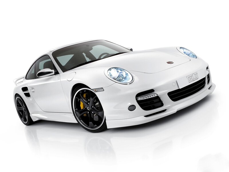 white porsche sports car