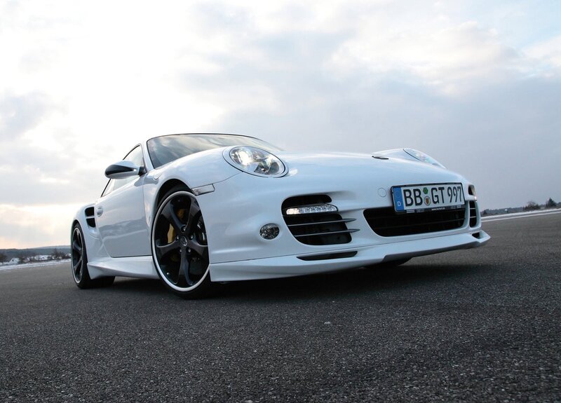 white porsche sports car