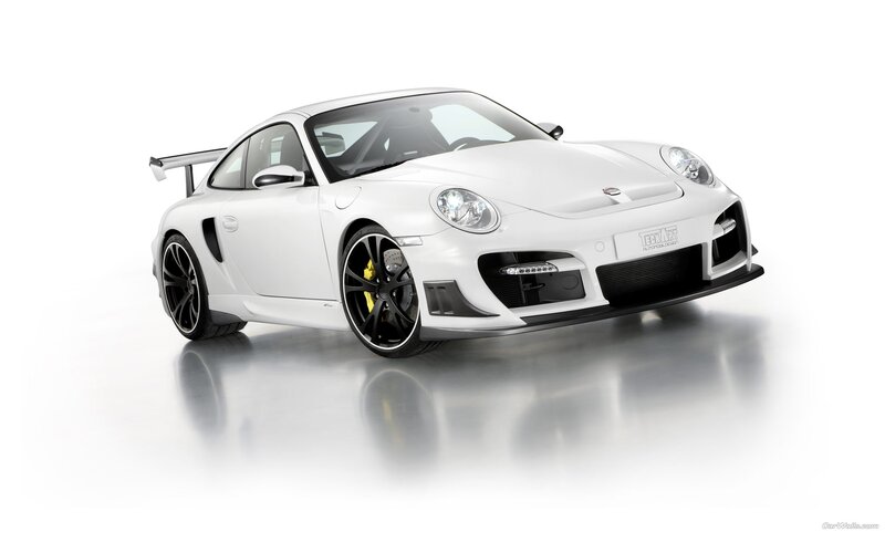 white porsche sports car