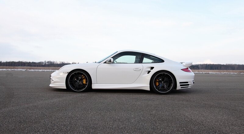 white porsche sports car