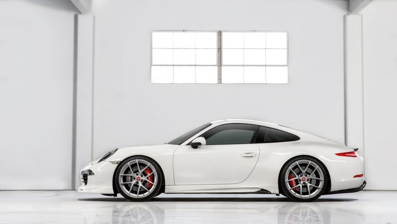white porsche sports car