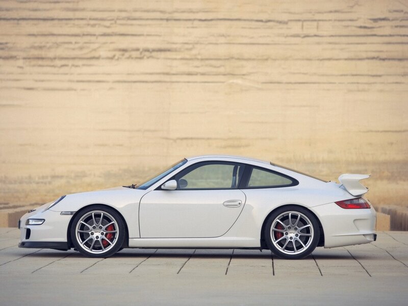 white porsche sports car