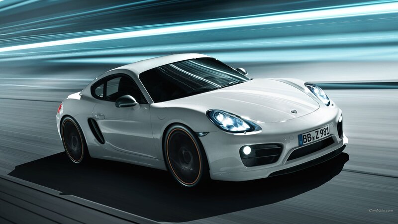 white porsche sports car in motion