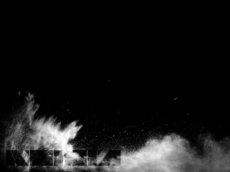 White Powder Explosion — Black