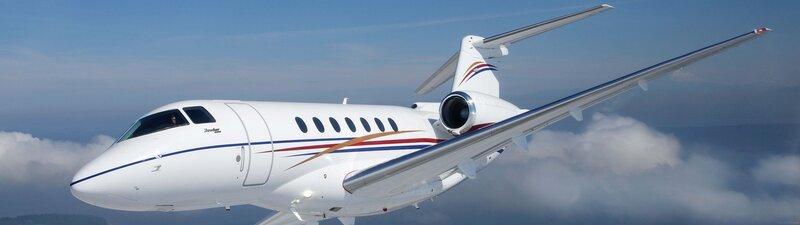 White Private Jet in Flight — Serene, Afternoon