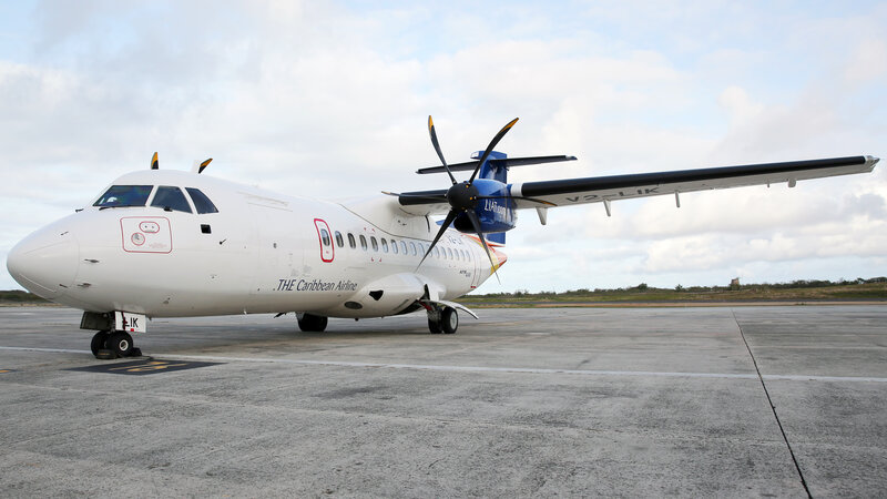 White Propeller Airplane — Calm, Morning