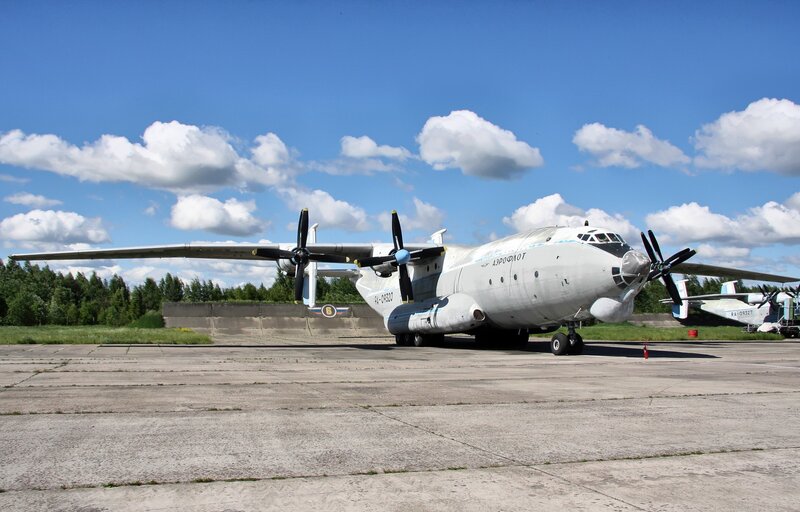 White Propeller Airplane — Gray, Clear