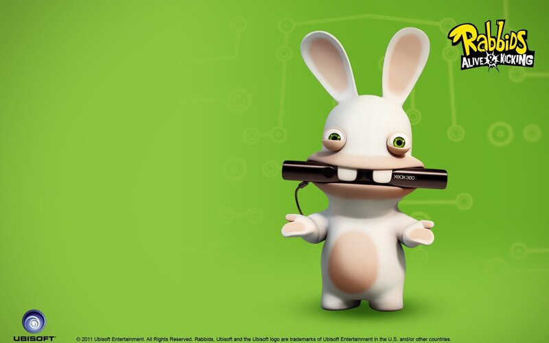 White Rabbit Holding Controller — Green