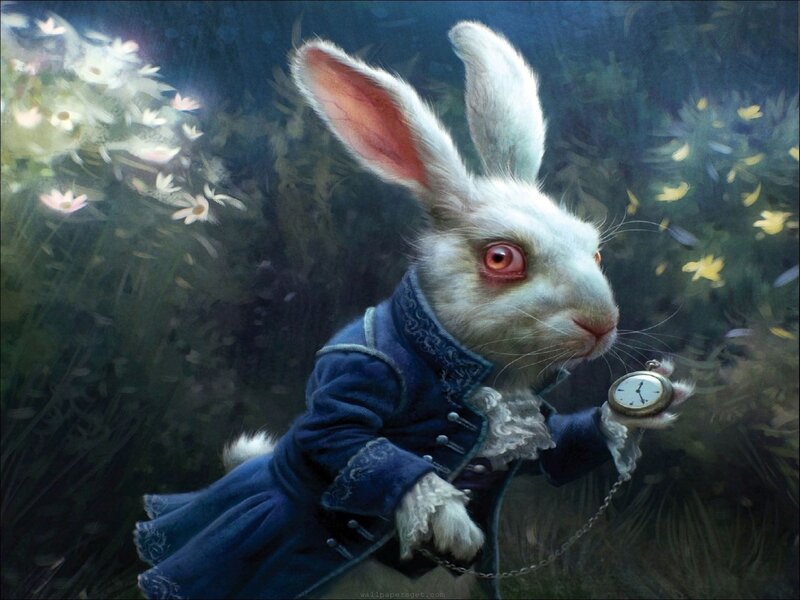 White Rabbit in Coat