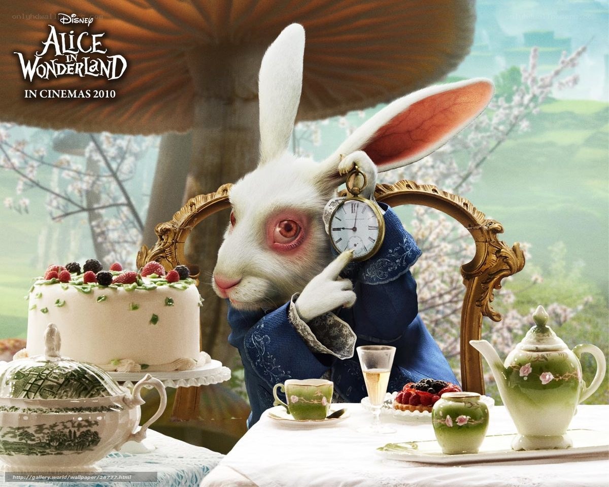 White Rabbit in Wonderland