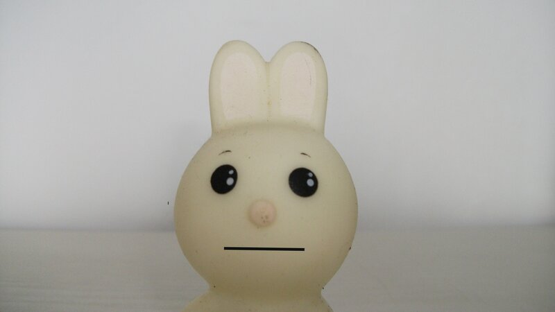 white rabbit toy
