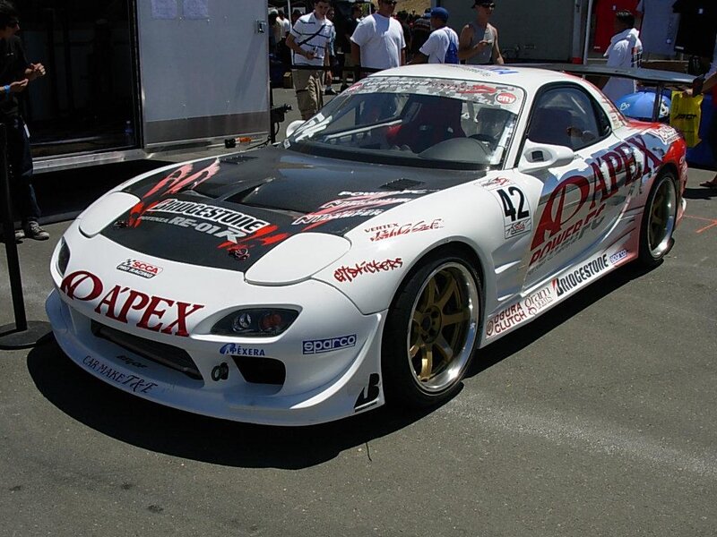 White Race Car — Active, Afternoon