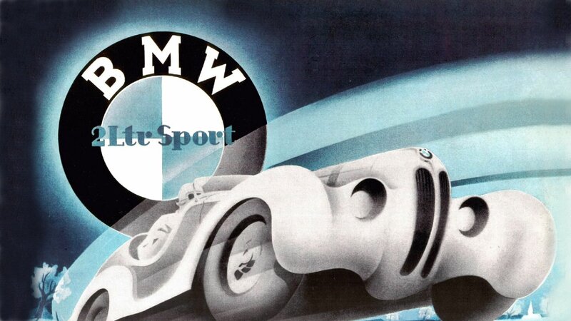 White Race Car — Blue