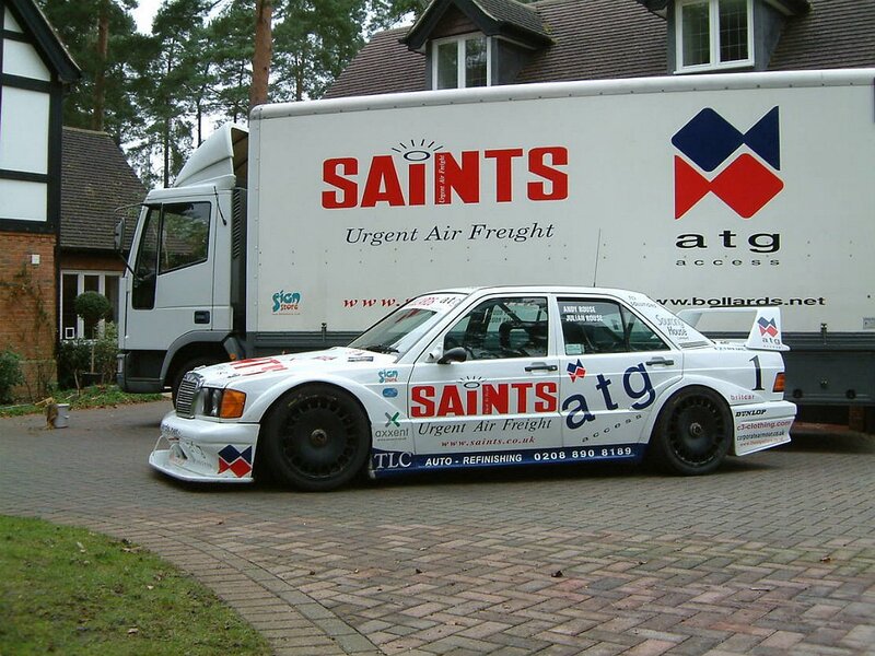 White Race Car — Calm, Afternoon, Photograph, Truck