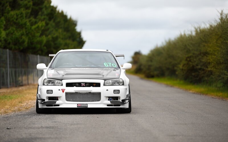 White Race Car — Calm, Morning
