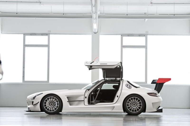 White Race Car — Clean