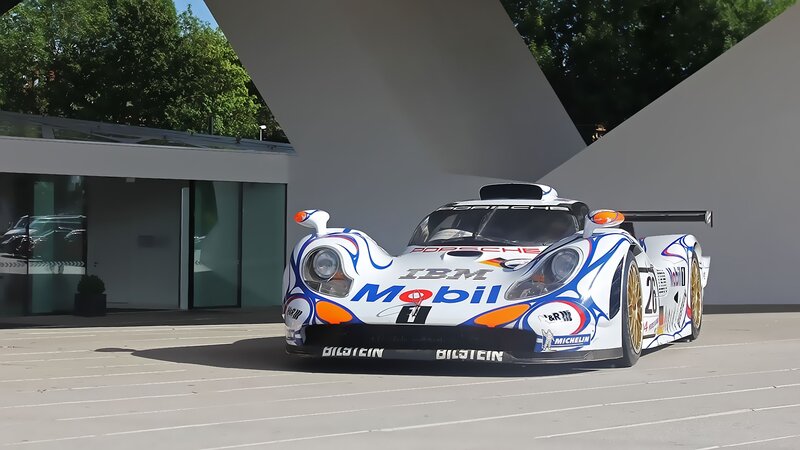 White Race Car — Dramatic, Afternoon, Photograph, Building, Trees