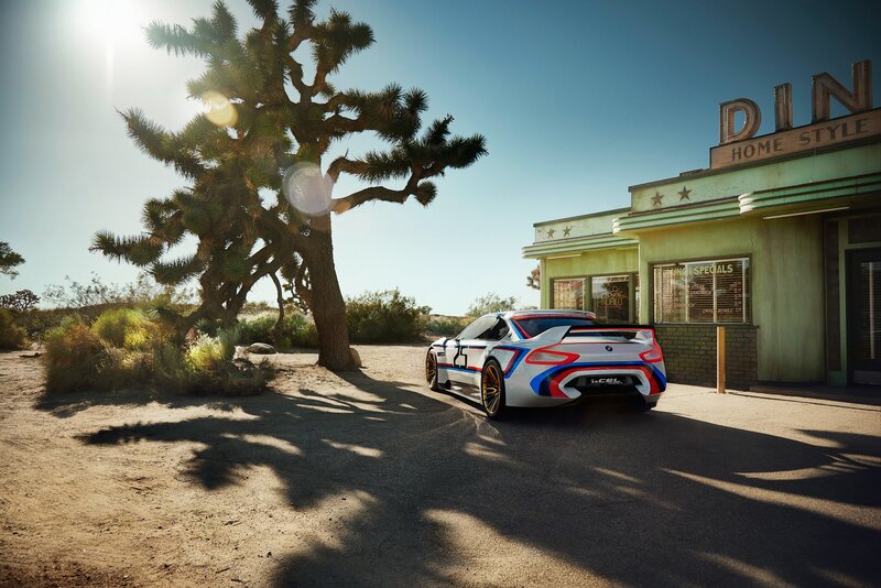 White Race Car — Dramatic, Afternoon, Photograph, Joshua Tree