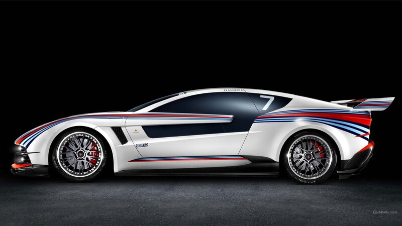 White Race Car — Dramatic, Digital Art, Number 7