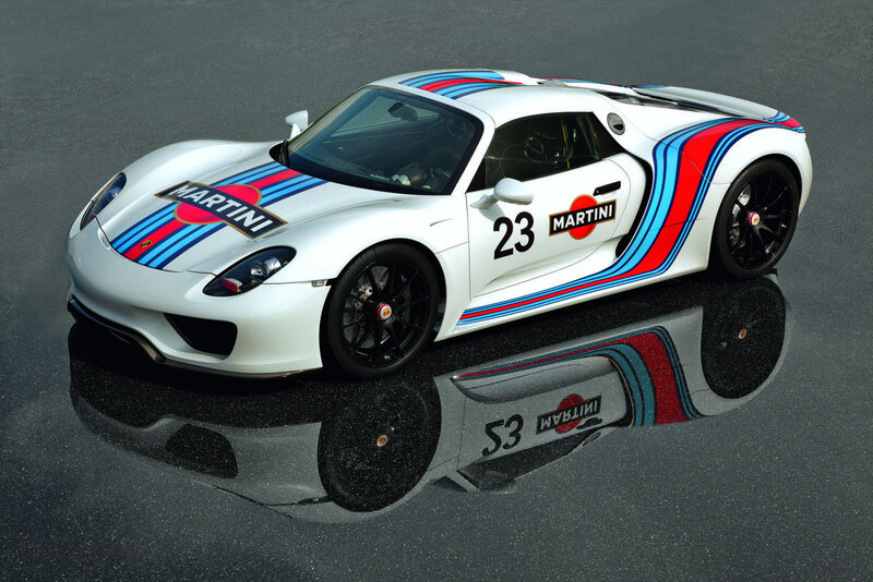 White Race Car — Dramatic, Photograph, Martini Livery