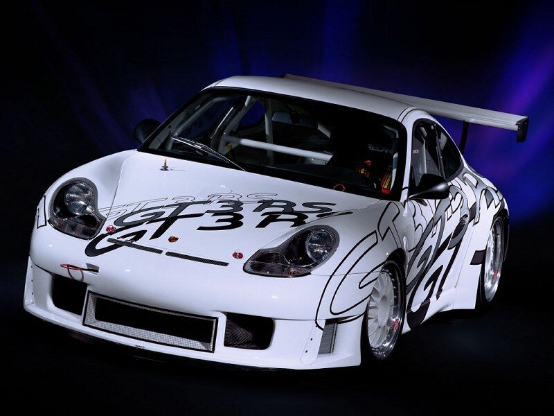 White Race Car — Dramatic, Photograph, Race Car, Turbine Wheels