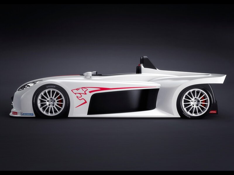 White Race Car — Dramatic, Photograph, Red Logo