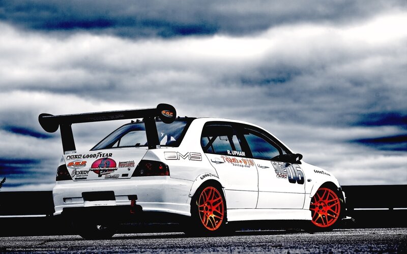 White Race Car — Dramatic, Photograph, Tire