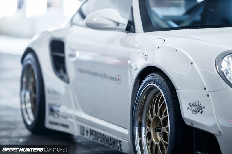 White Race Car — Dramatic, Photograph, Wheel