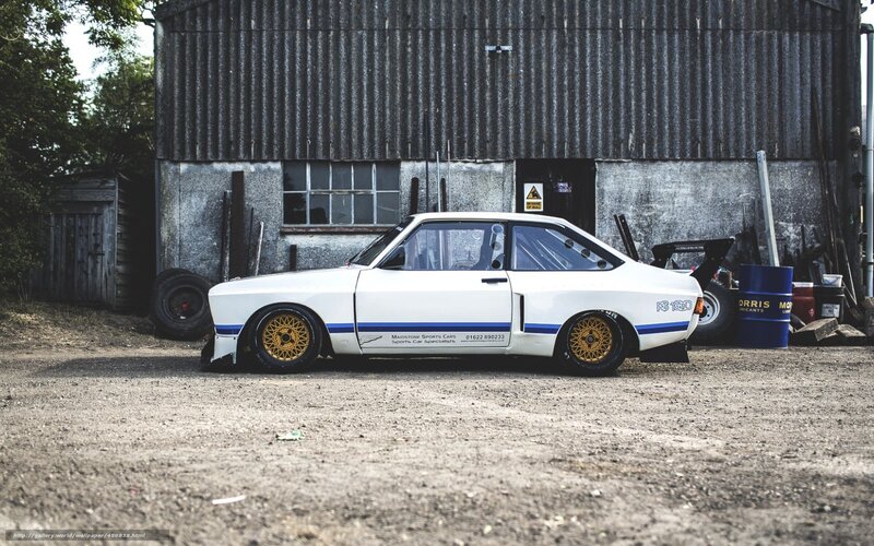 White Race Car — Dusty