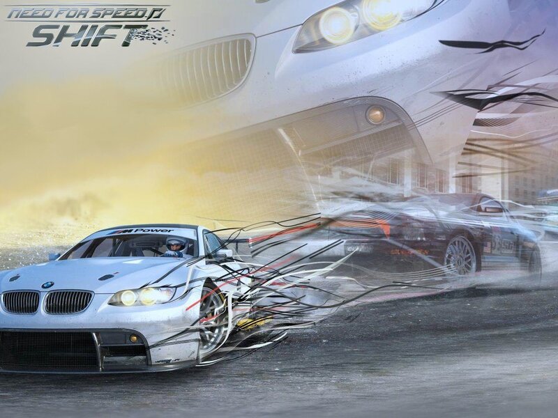 White Race Car — Dynamic, Afternoon, Digital Art