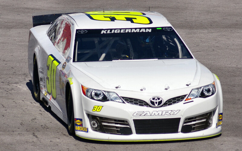 White Race Car — Dynamic, Afternoon, Photograph, Number 30