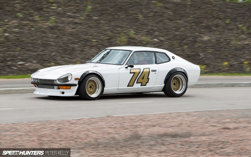 White Race Car — Dynamic, Photograph, Number 74
