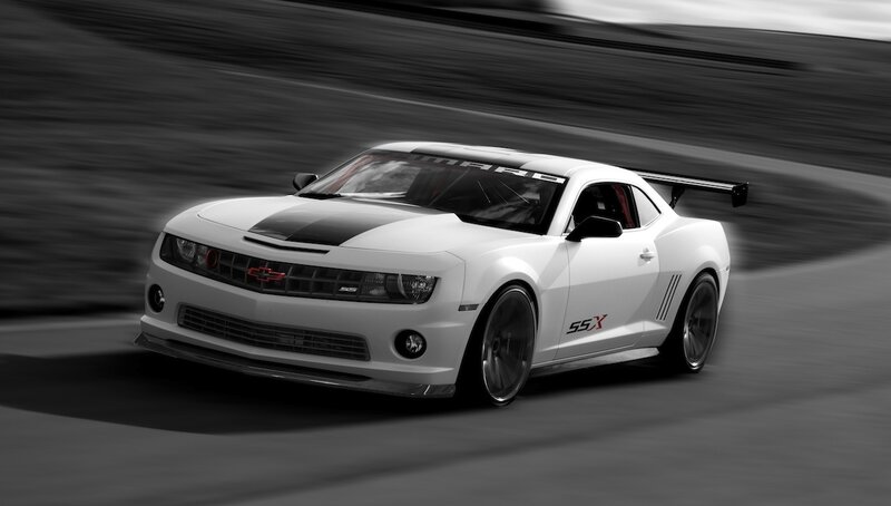 White Race Car — Dynamic, Photograph