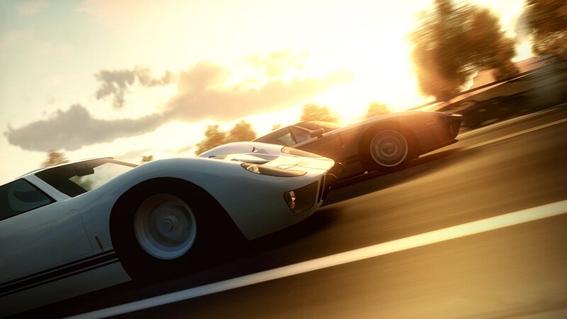 White Race Car — Dynamic, Sunset, 3d Render, Race Car