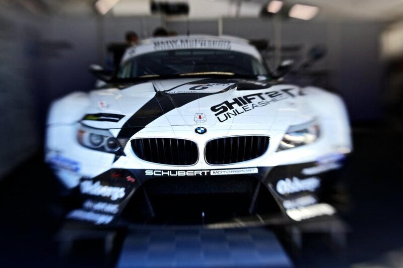 White Race Car — Focused, Photograph