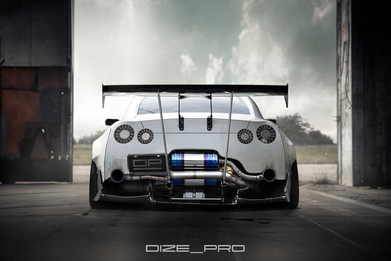 White Race Car — Gray, Dramatic, Photograph