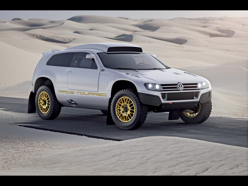 White Race Car in Desert — Desolate