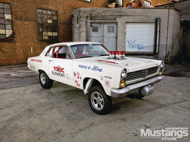 White Race Car — Industrial, Afternoon