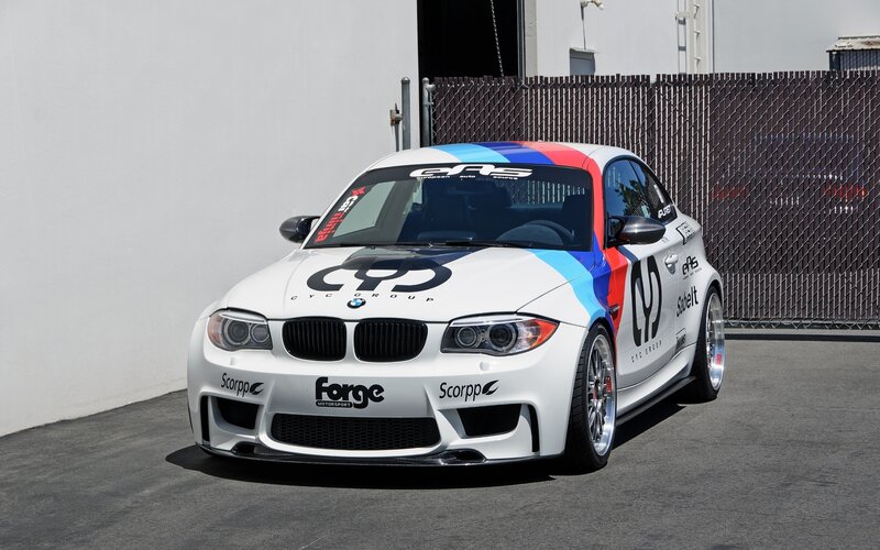 White Race Car — Neutral, Afternoon, Photograph, Fence
