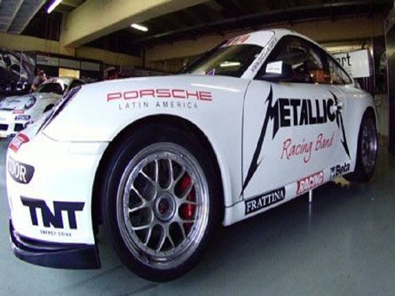 White Race Car — Neutral, Photograph, Porsche