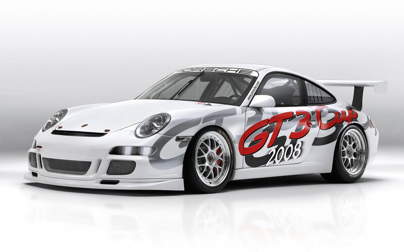 White Race Car — Neutral, Photograph, Racing Decals