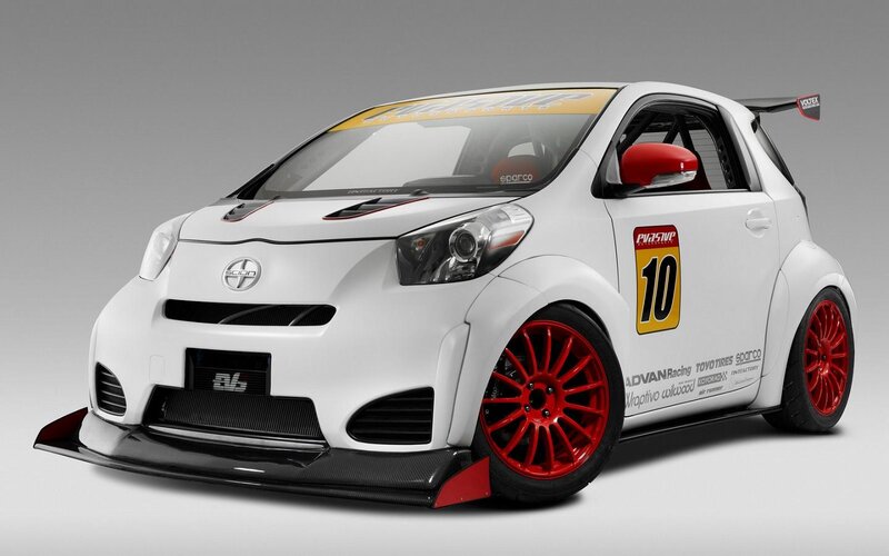 White Race Car — Neutral, Photograph, Red Wheels