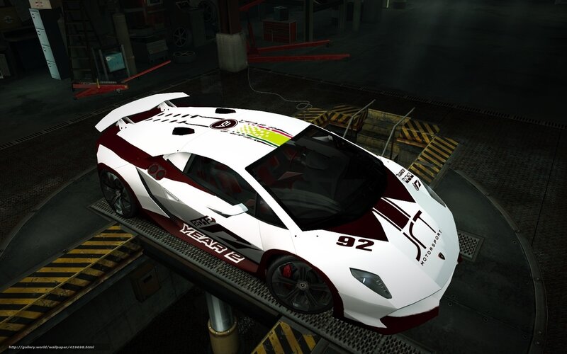white race car on lift