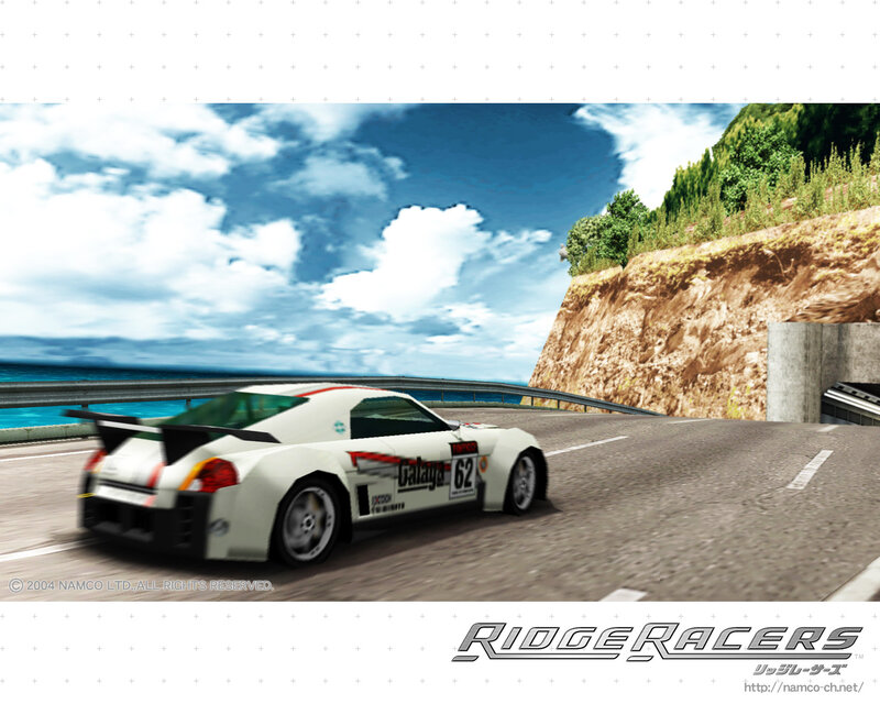 White Race Car on Road — Dynamic