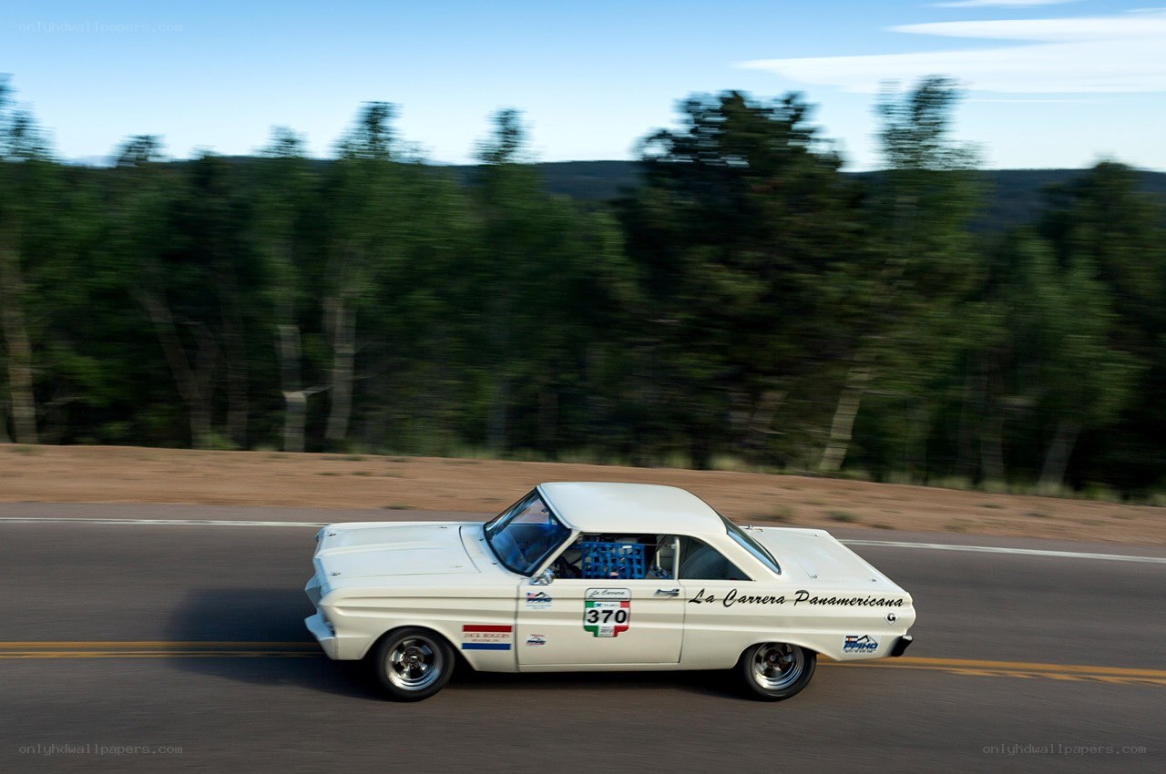 white race car on road