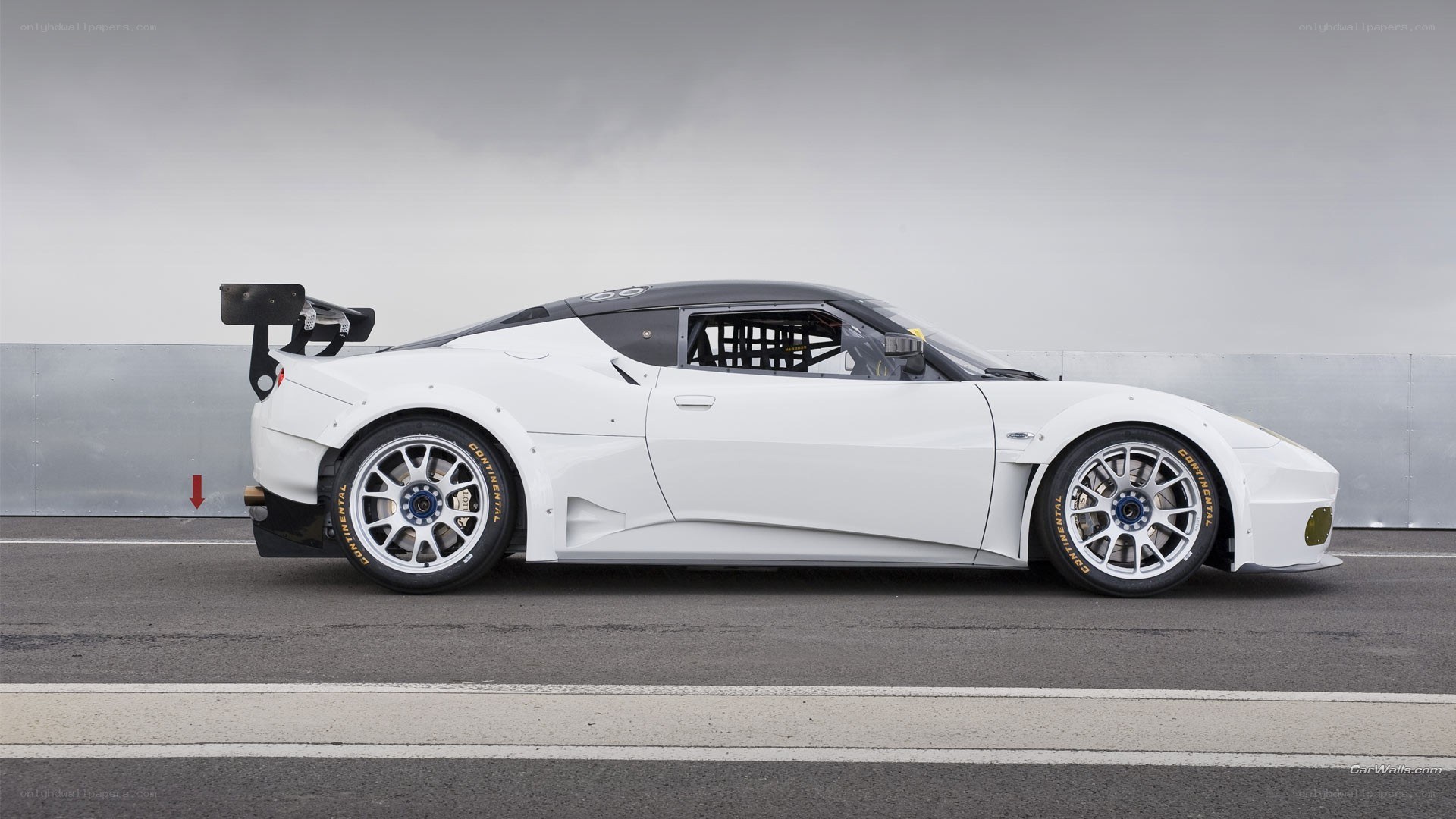white race car on track