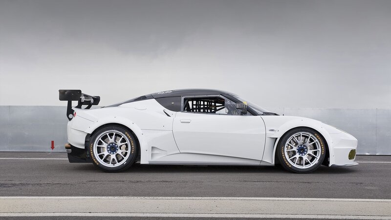 white race car on track