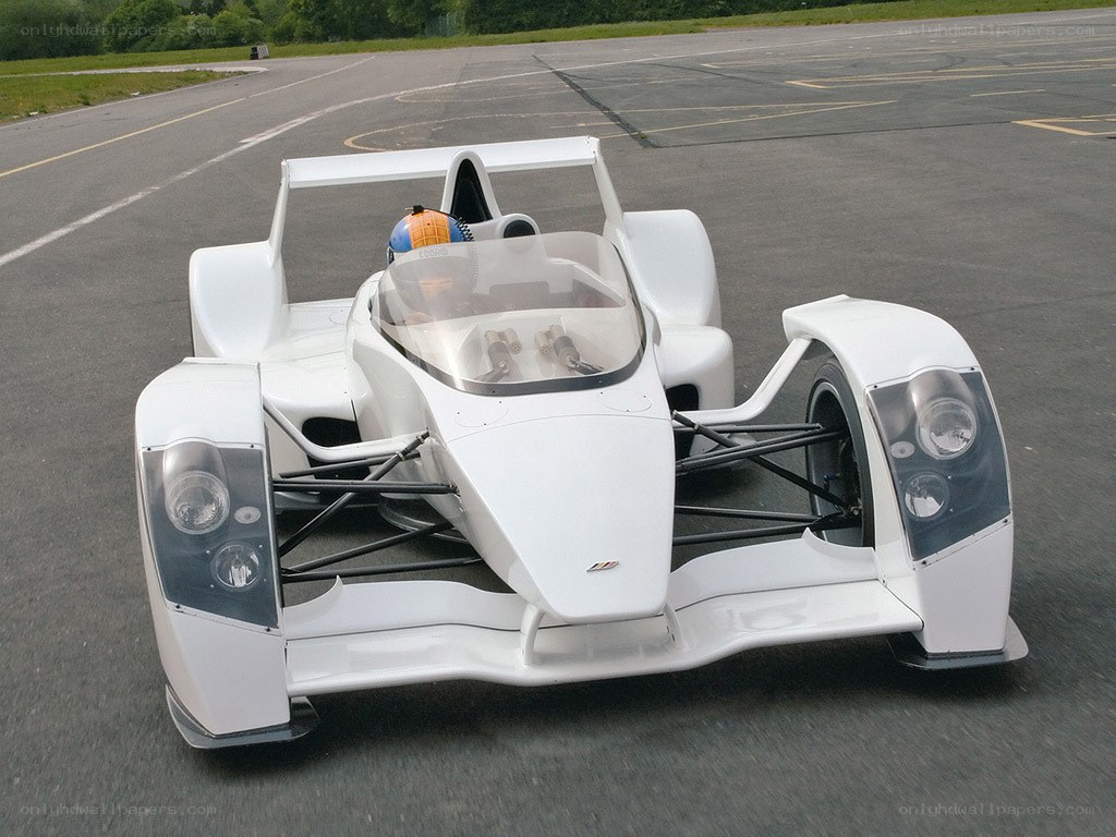 white race car on track